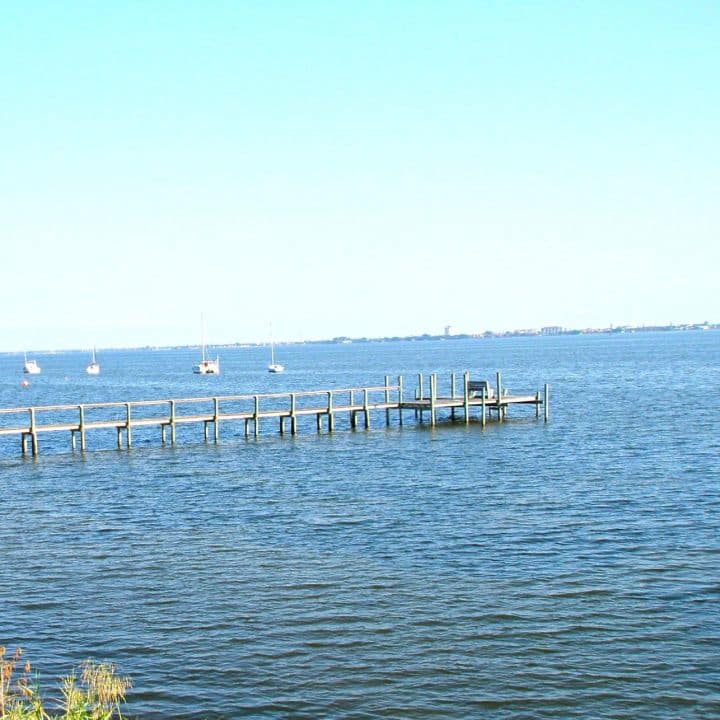 200-Foot Dock with lagoon views